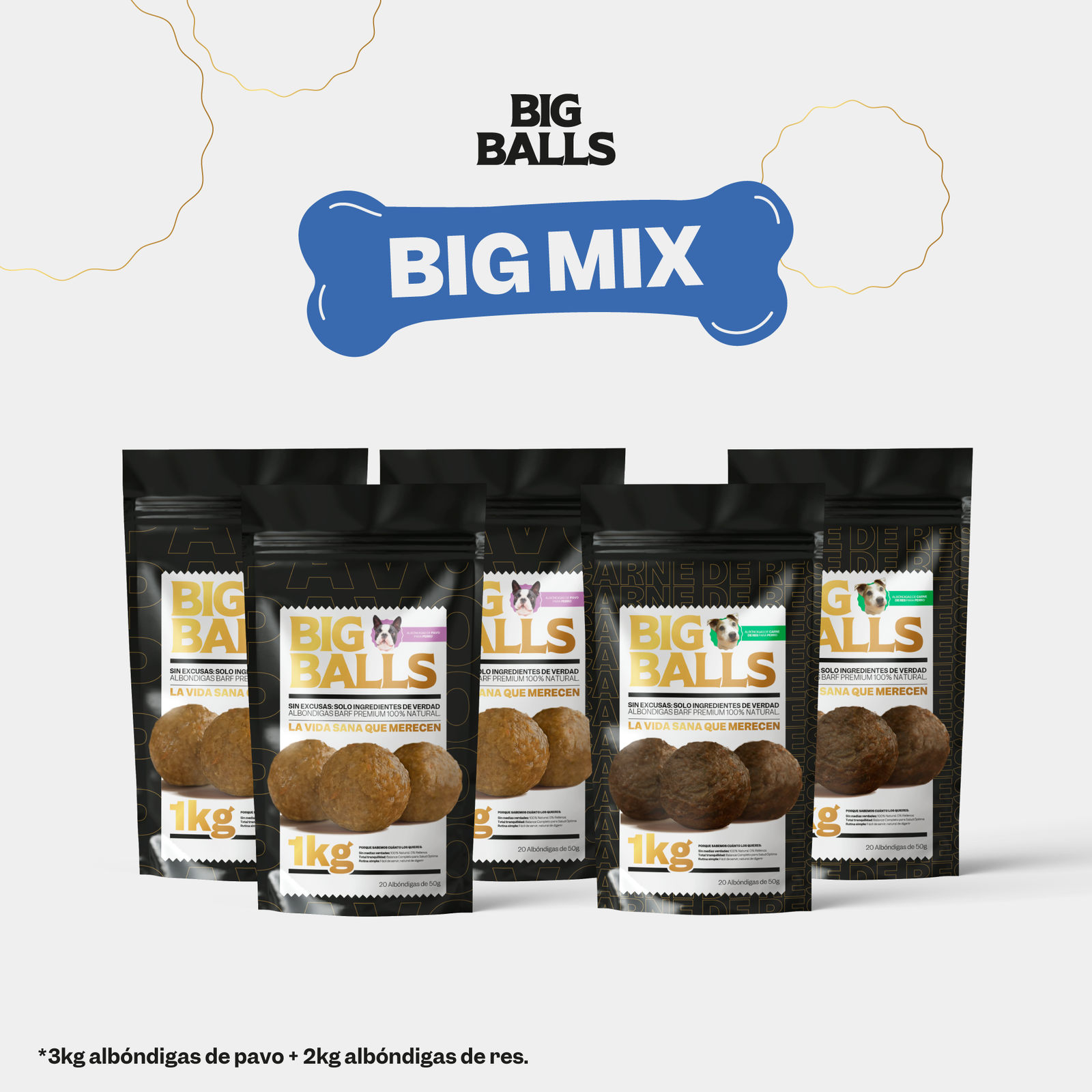 Comida BARF para Perros Big Mix - Image 1