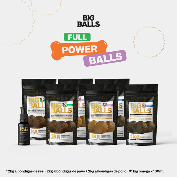 Comida BARF para Perros Full Power Balls