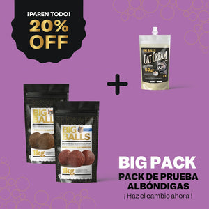 Pack de Bienvenida: 2 Bolsas Big Balls + Cat Cream 50gr