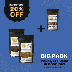 Pack de Bienvenida: 2 Bolsas Big Balls + Treats