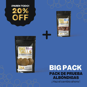 Pack de Bienvenida: 1 Bolsa Big Balls + Treats