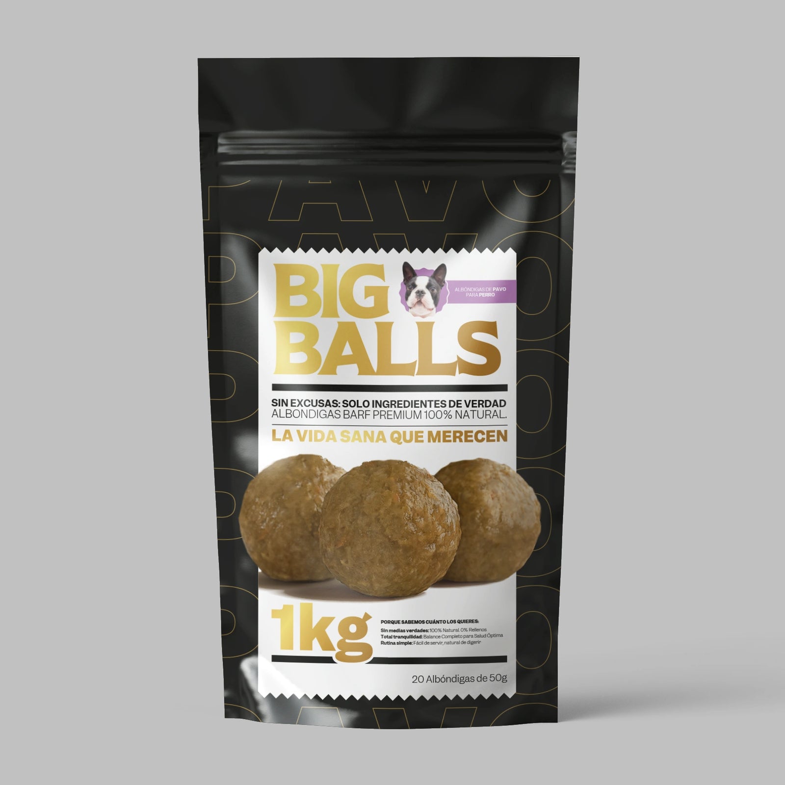 Comida BARF de Pavo para Perros - Image 1