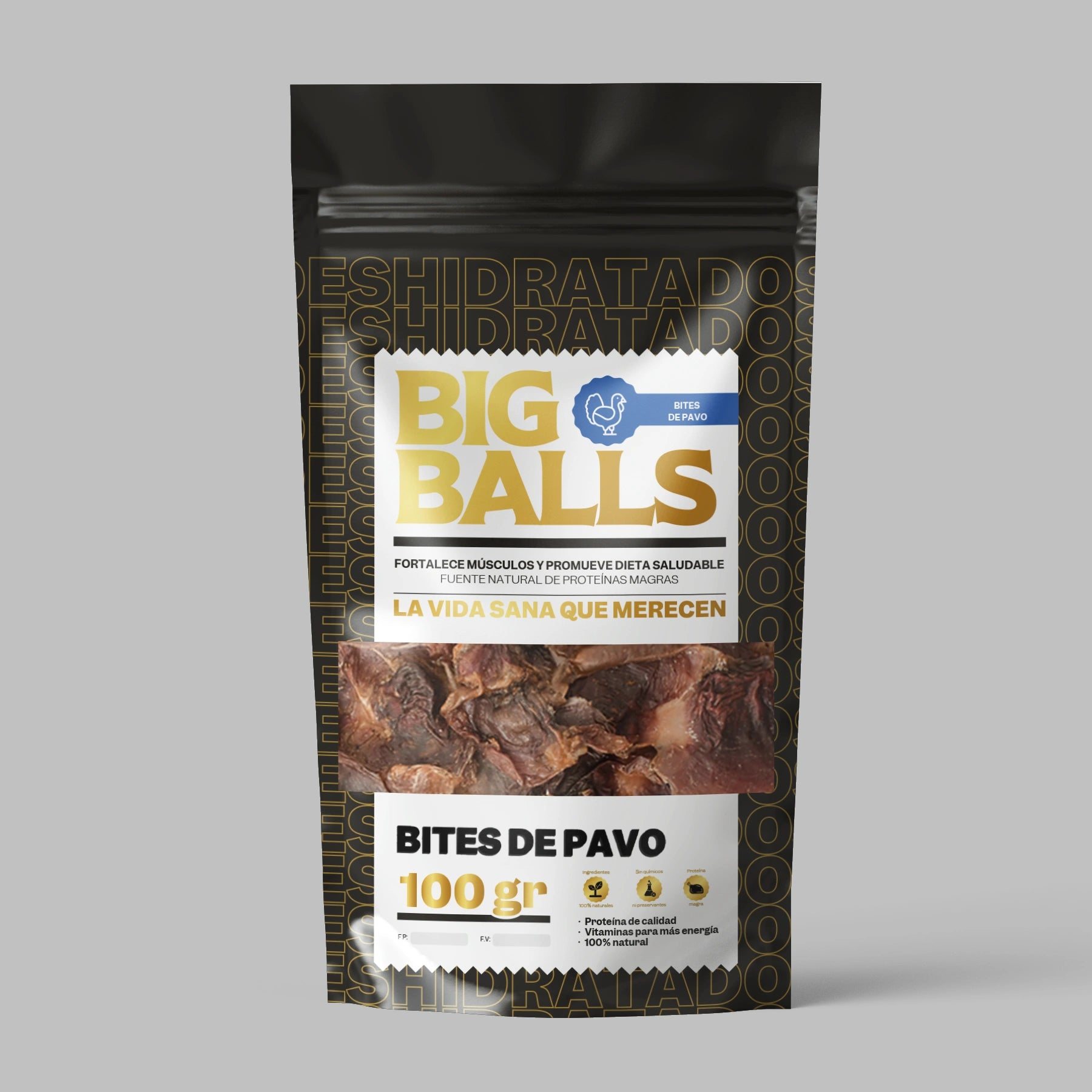 Bites de pavo