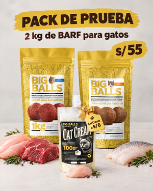 Comida BARF para Gatos Pack de Prueba